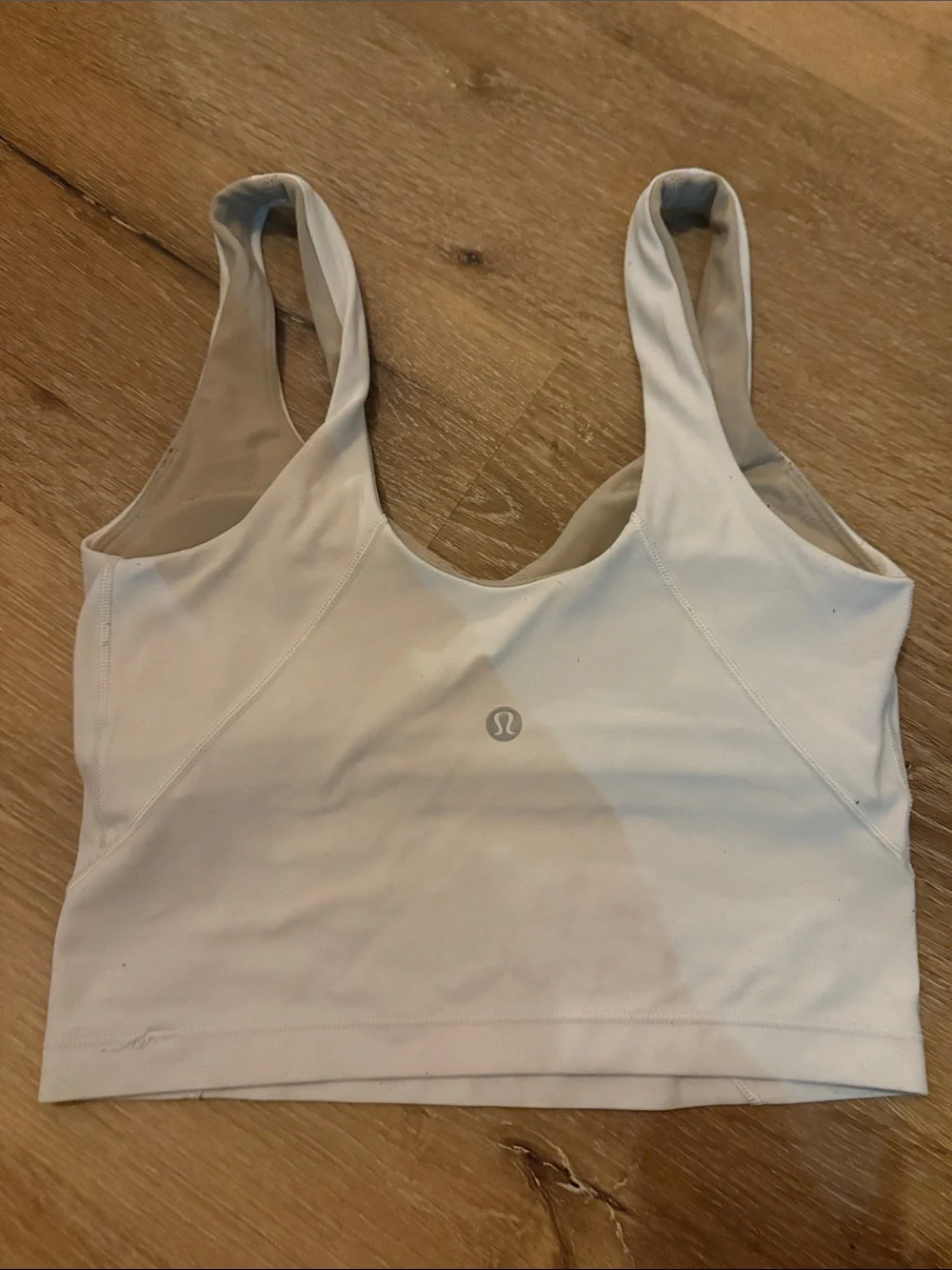 White lululemon align tank top size 2